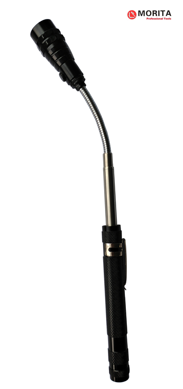 Linterna magnética telescópica con 3 la longitud principal 550m m de aluminio de las lámparas 360-Degree del LED del imán ajustable de la aleación
