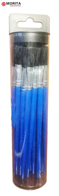 Fúndase la cerda plástica del sistema de la manija del cepillo + flujo de aplicación negro o azul plástico o pegamento de la longitud 195m m en a común y los hilos