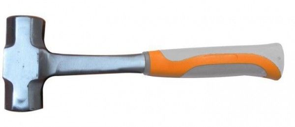 Resbalón inyectado doble de acero sólido del apretón PP+TPR de la herramienta del martillo de trineo - resistente