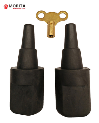 Herramientas de plomería Kit de cambio de válvula de radiador 3 piezas 2 perillas de goma y 1 llave de sangrado de latón negro amarillo para cambiar el radiador