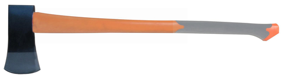 El hacha de derribo con el mango de fibra de vidrio BS2945 Resina epoxi estándar hace que la cabeza del hacha y el mango firme