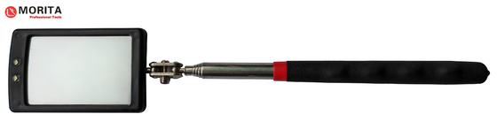 comprar Herramientas de plomería espejo telescópico de inspección 65 * 42mm luz LED girar en todas las direcciones acero inoxidable online manufacture