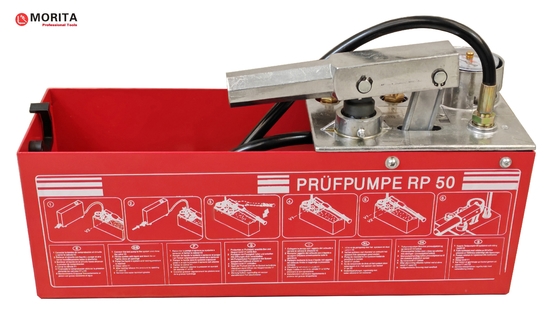 comprar Bomba de ensayo hidráulica manual 5Mpa 12L Herramientas de plomería de latón y acero y aleación de aliaje de agua presurizada y pruebas de fugas online manufacture