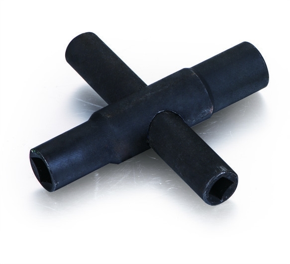Herramientas de plomería 4 Way Sillcock Key 4 Claves de llave de rescate Tamaños-1/4 ′′,9/32 ′′,5/16 ′′,11/32 ′′ (1 paquete) Acero inoxidable