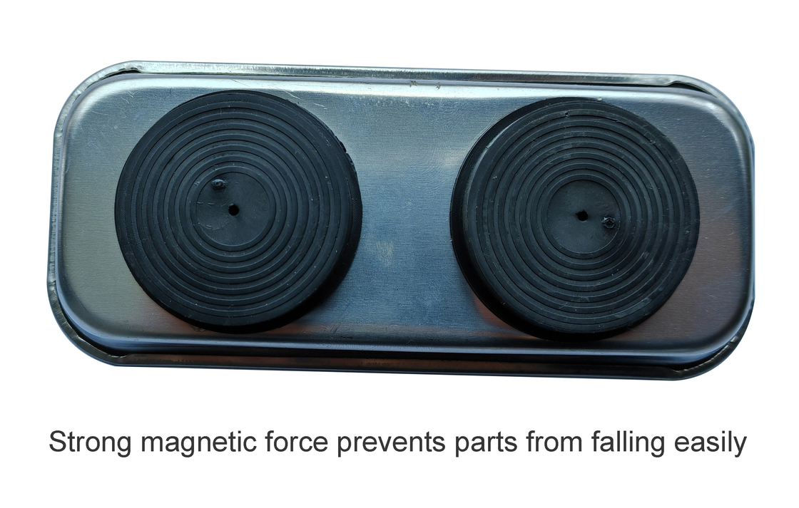 Pernos, nueces, tornillos y piezas magnéticos de los controles del acero inoxidable 150*65m m del cuenco del rectángulo