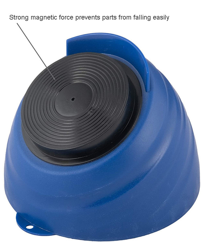 Herramientas de plomería ABS Cubo magnético ABS Material 109 * 78mm Sostiene pernos, tuercas, tornillos y piezas