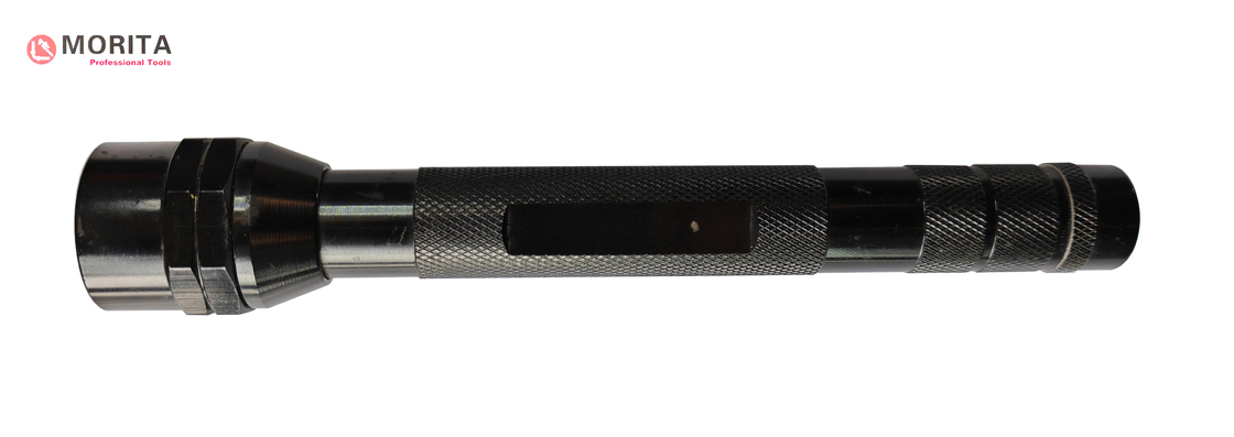 Herramientas de plomería linterna magnética telescópica con 6 lámparas LED de cuello blando ajustable a 360 grados de aleación de aluminio 640 mm