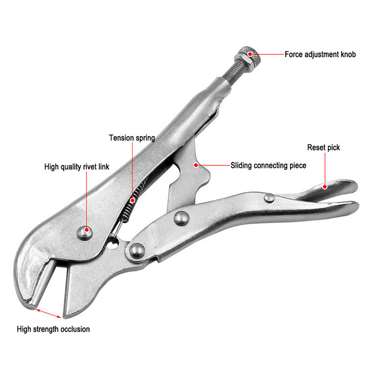 Clampada de tubería pincha-off Plier acero de carbono pincha de cobre y otras tuberías sin fugas y rápidamente 7 &quot;, 10&quot;