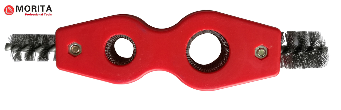 Limpiador de tuberías 4 en 1 Limpiador de tuberías de acero inoxidable y plástico pared externa e interna de 15 mm y 22 mm de tubería
