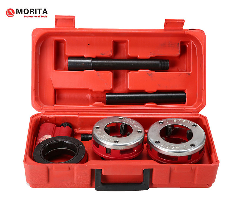 Kit de herramientas de roscado de tubos de trinquete 1-1/2 &quot;-2&quot; hierro fundido maleable, duradero y resistente al desgaste para uso prolongado
