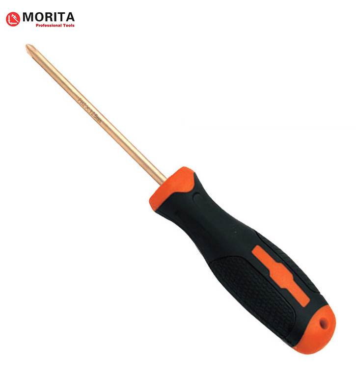 Herramientas sin chispas destornillador con ranuras Phillips, Pozi, Torx Bronce de berilio o aluminio Duredad de bronce hasta HRC30