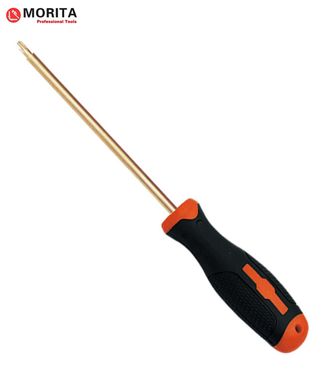 Herramientas sin chispas destornillador con ranuras Phillips, Pozi, Torx Bronce de berilio o aluminio Duredad de bronce hasta HRC30