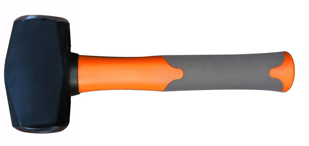 Martillo y hacha de acero carbono Martillo con mango de fibra de vidrio
